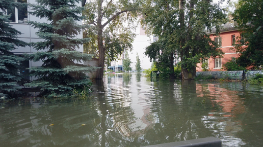 Затопление в Ленинском районе Челябинска