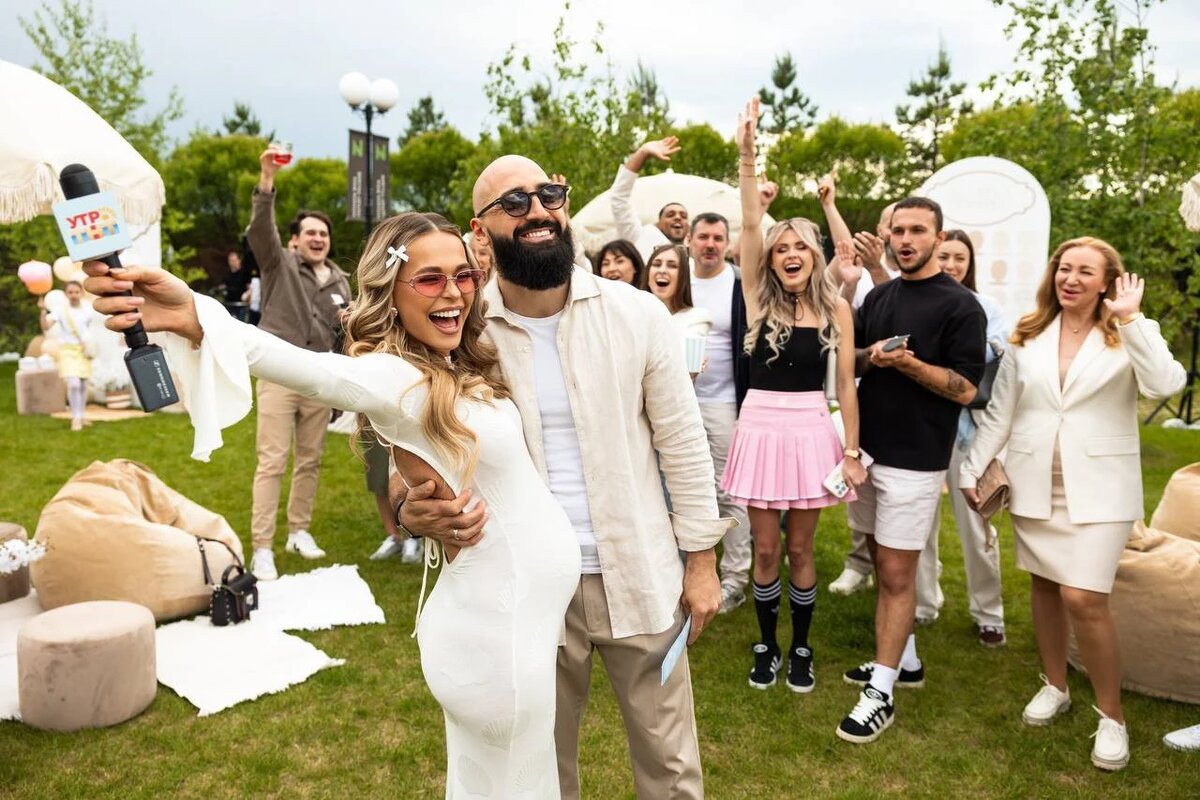    Анна Хилькевич с мужем