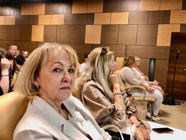 Валентина Миронова, президент Союза производителей изделий легкой промышленности (СПИЛП) на конференции