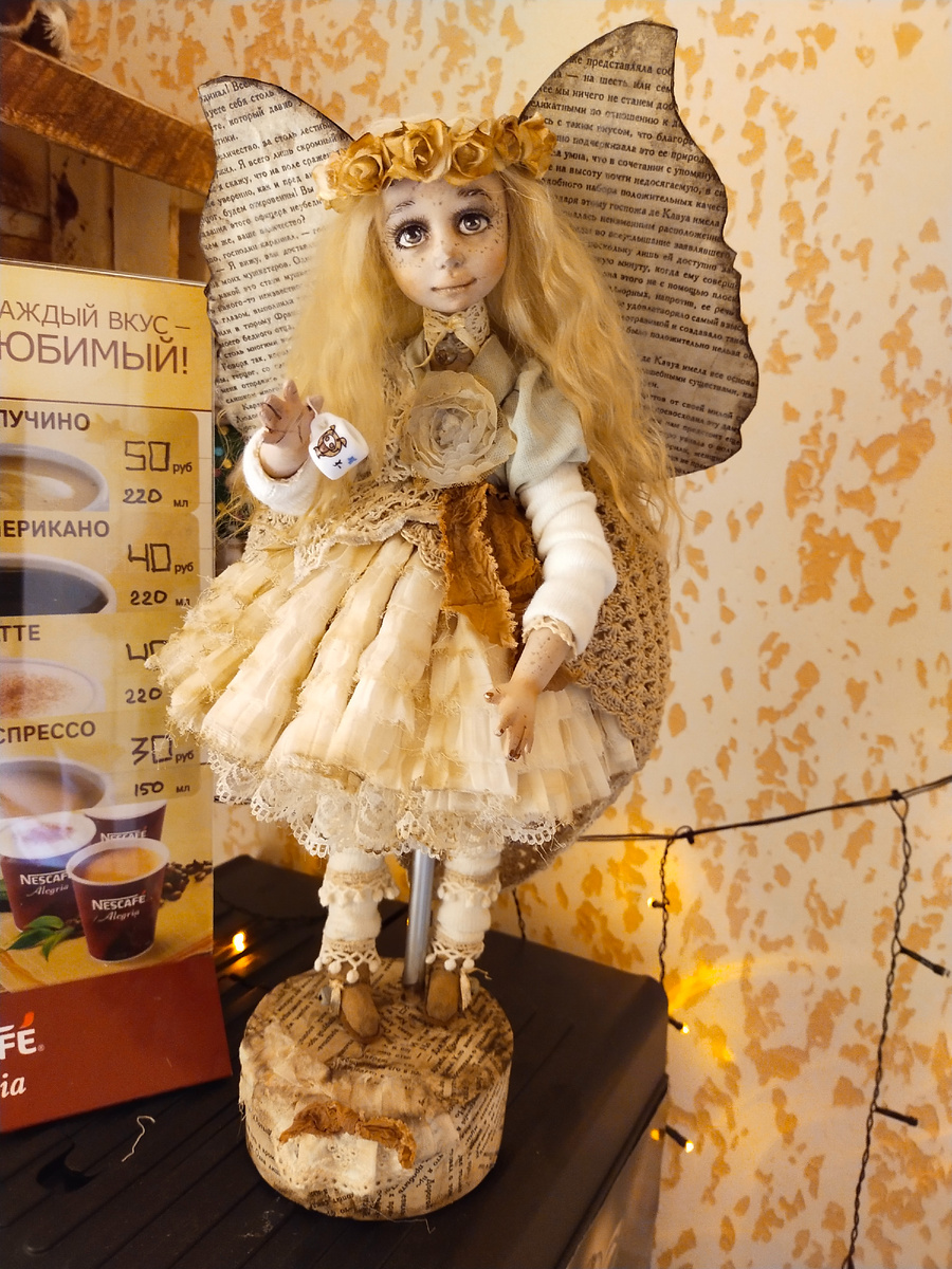 Фея, крылья из бумаги