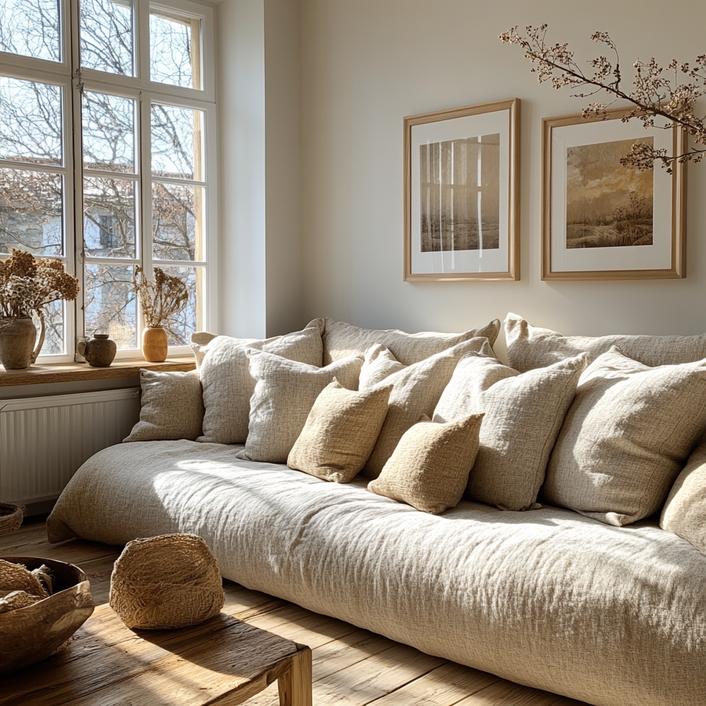 Диван является неотъемлемой частью любого дома. Это центральное место в гостиной, где семья собирается вместе, чтобы отдохнуть после долгого дня, принять гостей или просто насладиться вечерним фильмом.-5