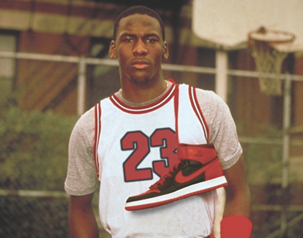 Майкл Джордан и оригинальные Air Jordan 1 «Bred»