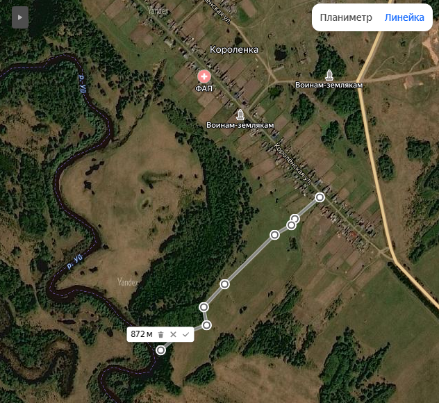 Маршрут от такси до воды с вещами и лодками