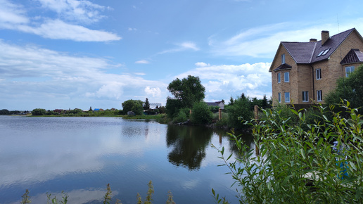 В Каслях дожди прошли, вода в озере Большие Касли заметно прибавилась