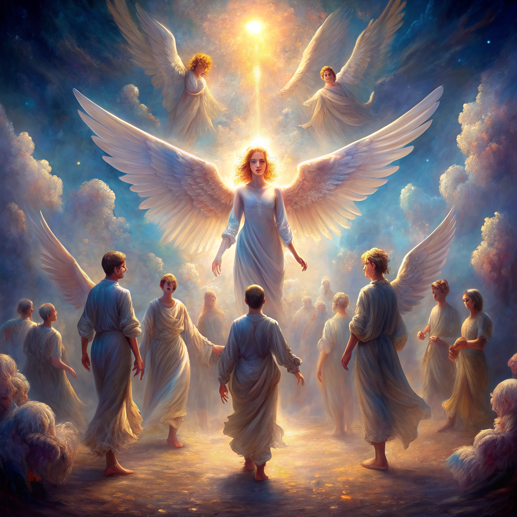 
Англелы для этого с нами,
На тонком плане
У ангелов не всегда есть крылья
Они приходят к нам,
 через людей,
Произнося 
слова необходимые
И совершая действия,
Что порой люди не осознают
 Подобного вмешательства,
И выдают  за свои,
слова и намерения. 
Порой в это трудно поверить,
Но каждый вызов, 
Ступенька для духовного развития. 
Когда сомневаешься,
Позволь ангелам тебя вести,
С пониманием,
Какую силу сможешь ты обрести. 
Повторюсь, 
Ни одно действие из вне, 
ситуация и мысль не случайна,
Всё следует чёткому плану,
Написанного с душой 
в соавторстве,
 тобой же сценария