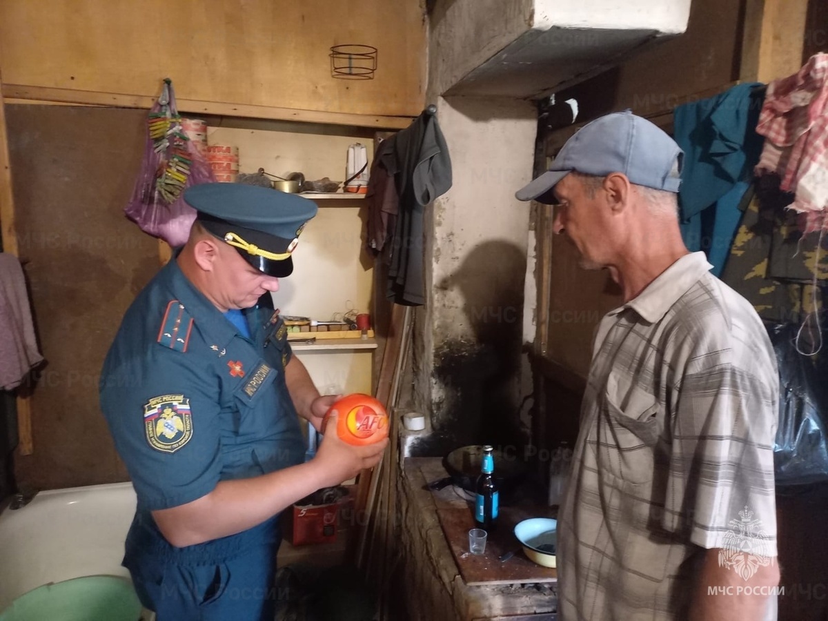    В домах курян установлено более 18 тысяч пожарных извещателей