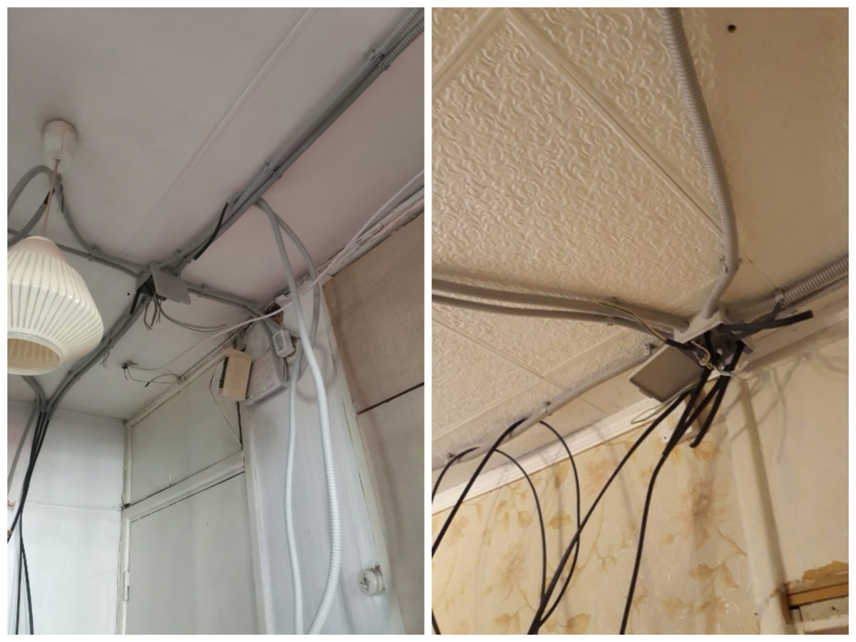 В таком виде остался коридор и одна комната после второго мастера...