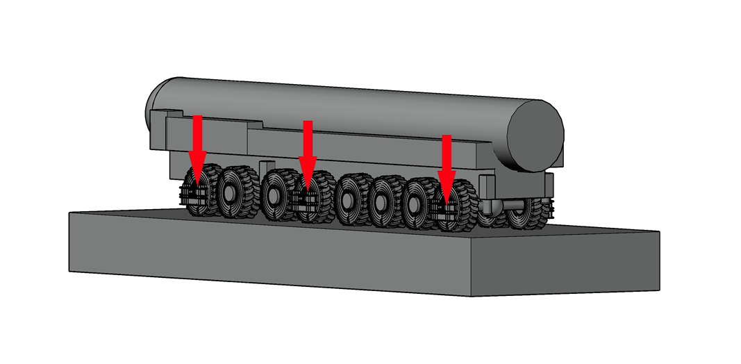Проект системы комбинированного хода для «Тополь-М» от компании «Автореборд». Источник: Автореборд