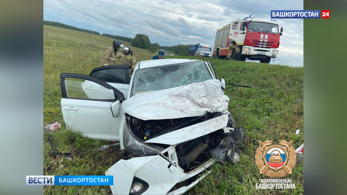    Пять человек пострадали в лобовом ДТП на трассе Уфа-Янаул в Башкирии