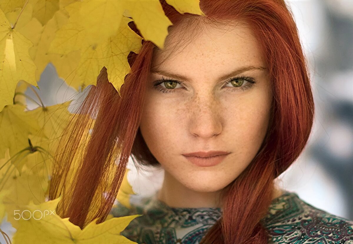 Рыжая и осень