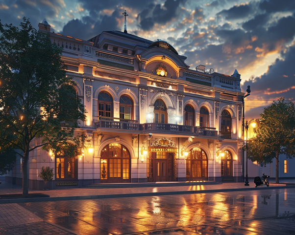 Иллюстрация театр