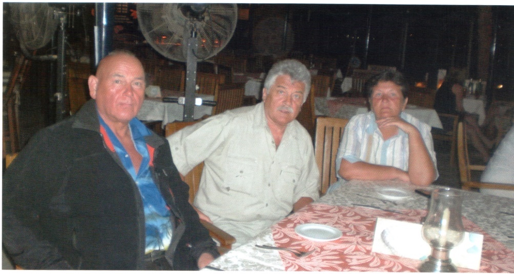 А. Н. Ежов, В. А. Дерен, Л. Т. Дерен.  Шарм эль Шейх, 2011 г.
