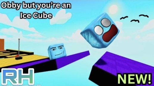 Obby, но Я ЛЁД 🧊 в Roblox!!!