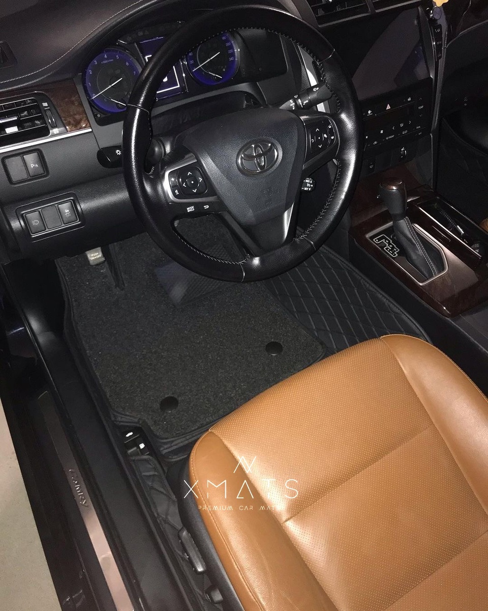 3D Коврики в салон на Toyota Camry XV55