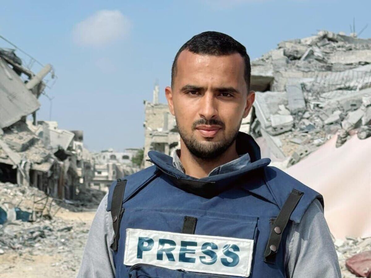    Корреспондент телеканала "Аль-Джазира" Исмаил аль-Гуль© Ismail Alghoul/Telegram