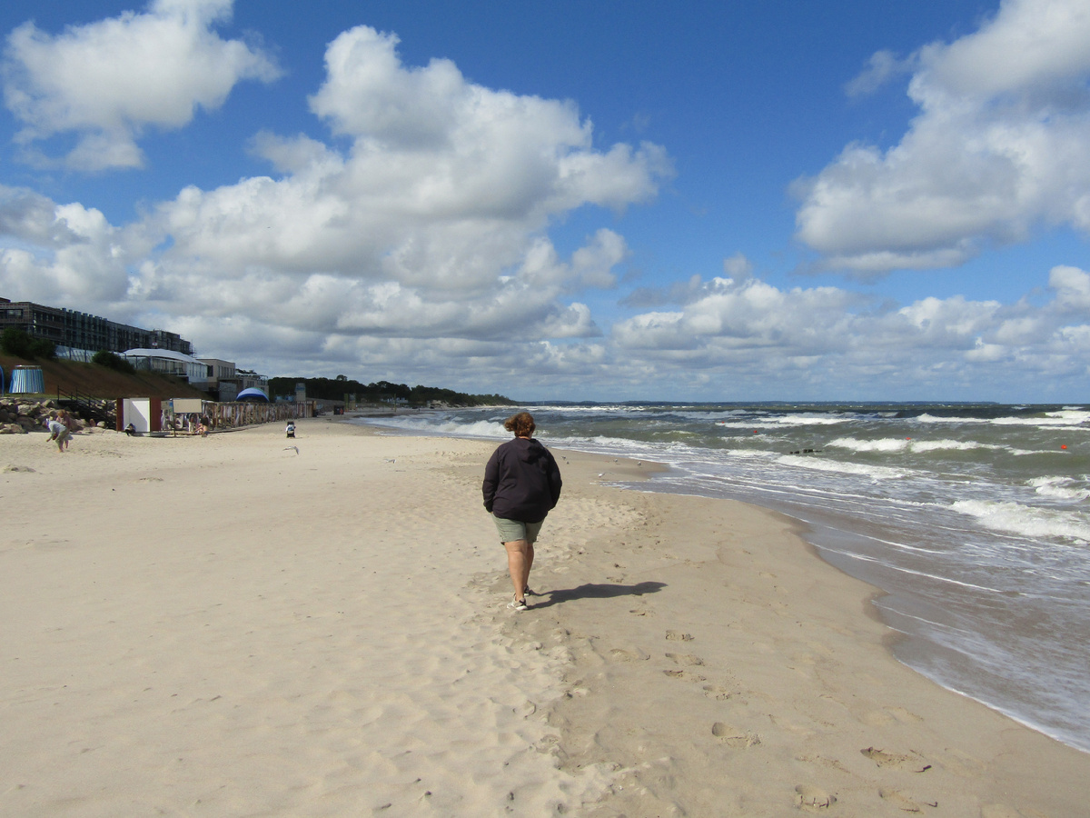 Западный пляж Зеленоградска , 