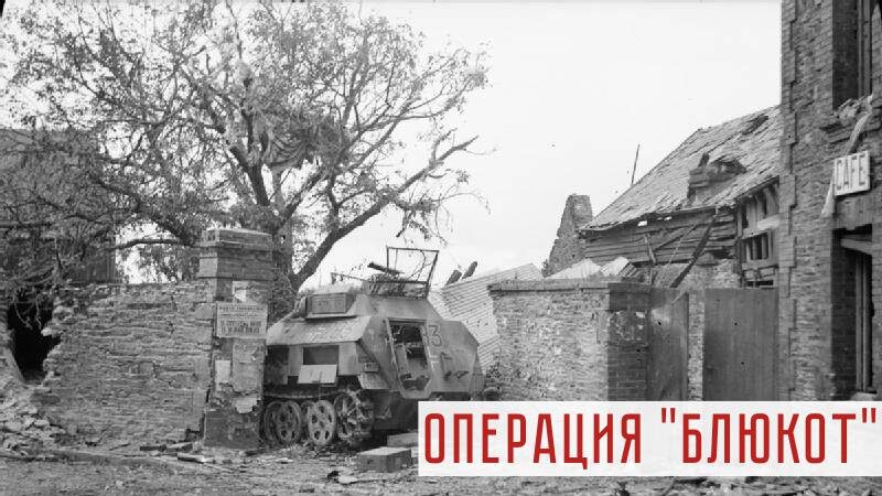 Разбитый SdKfz 250, операция «Блюкот»
