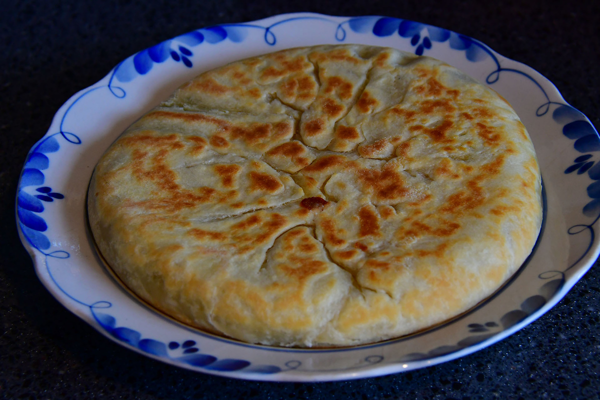 Лепешка с картофелем