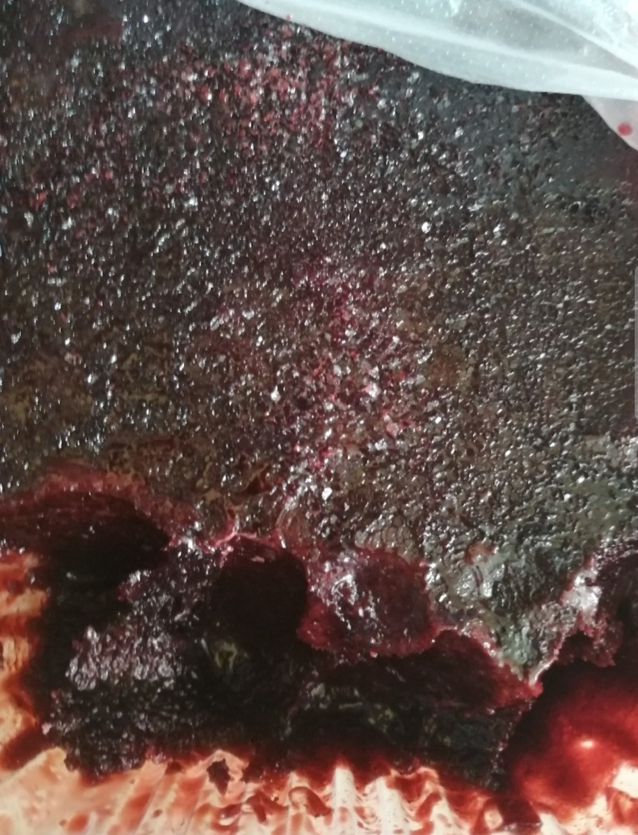 Так выглядит замороженная черника