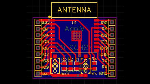 ESP32-C3 макетная плата, изготовление ЛУТ ( Лазерной-Утюжная Технология )