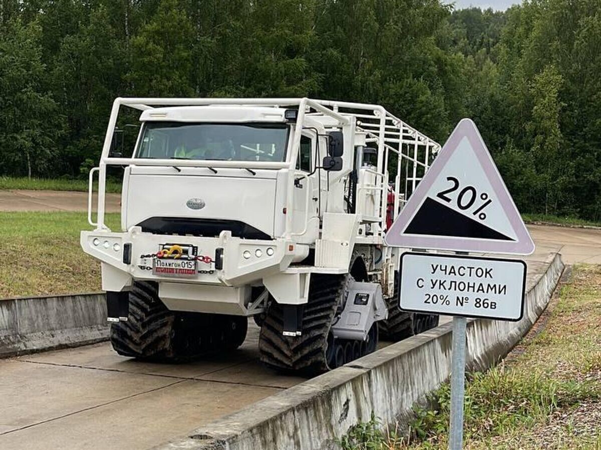    Первые в РФ испытания спецмодулей геологоразведки© KMZ