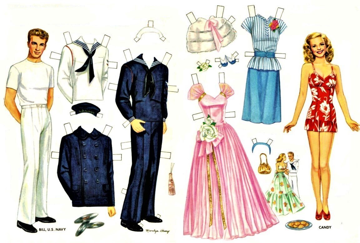 Бумажных кукол всегда можно было наряжать по собственному усмотрению. С людьми сложнее