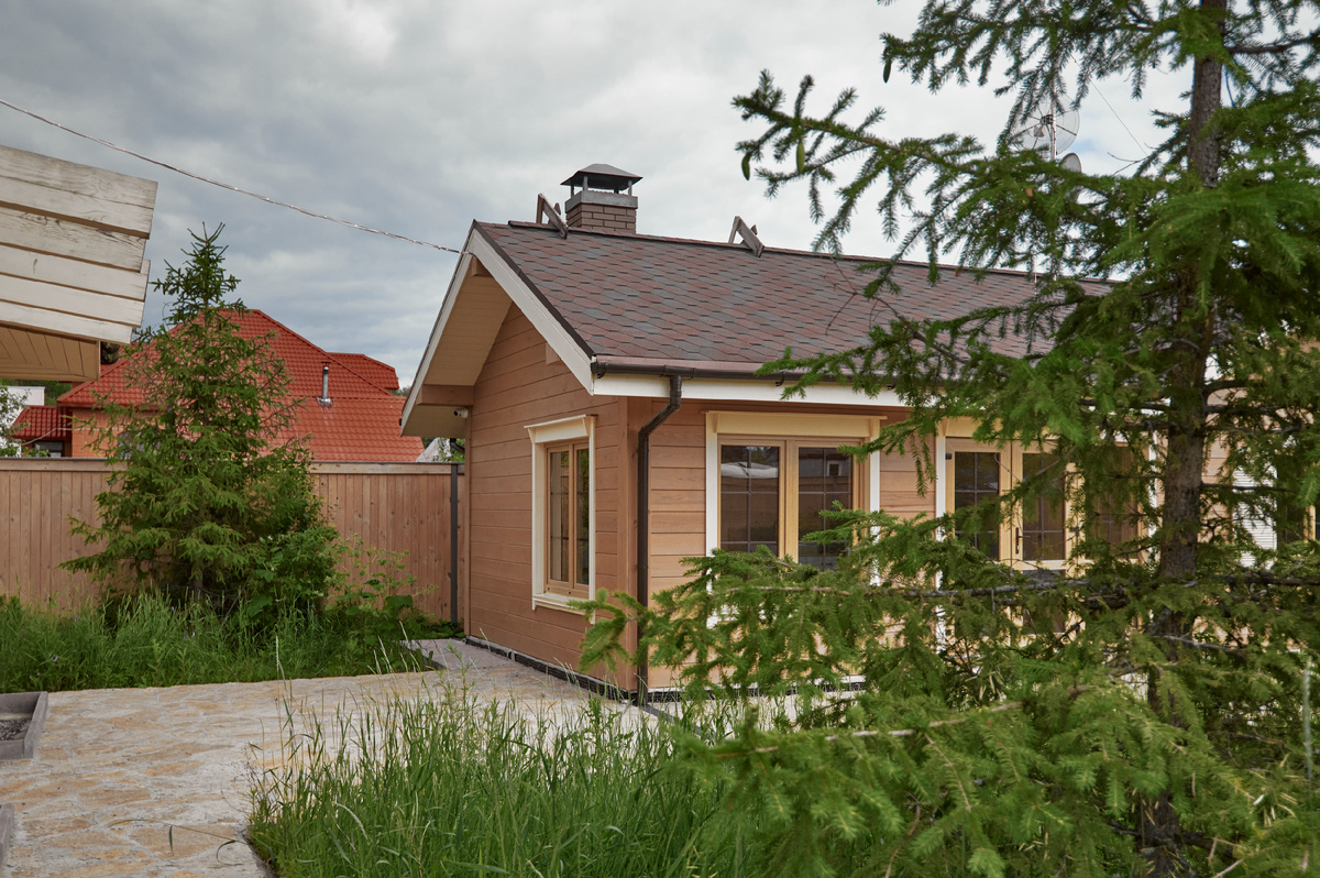 Дом из сухого профилированного бруса от компании "Горница"