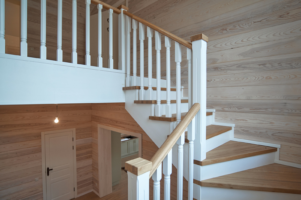 Дом из сухого профилированного бруса от компании "Горница"