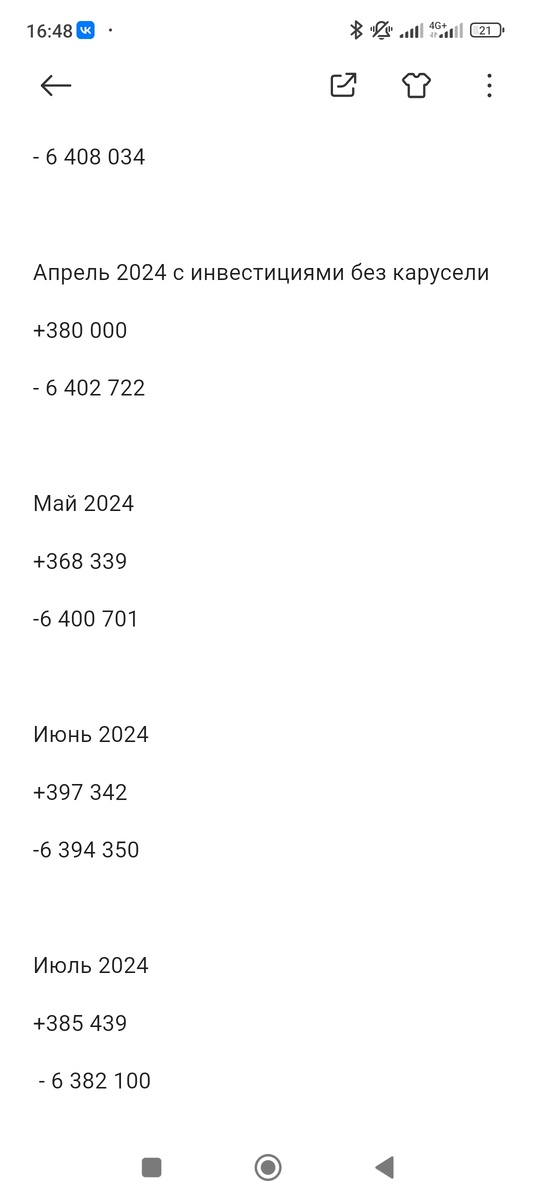 Веду учёт просто в блокноте на телефоне