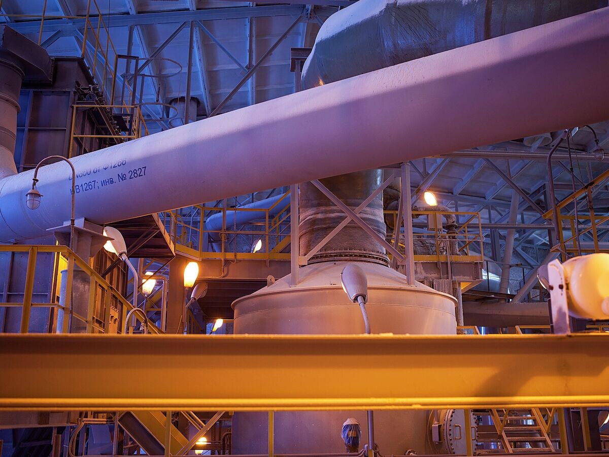    Производство удобрений© Фото : предоставлено пресс-службой "Фосагро"