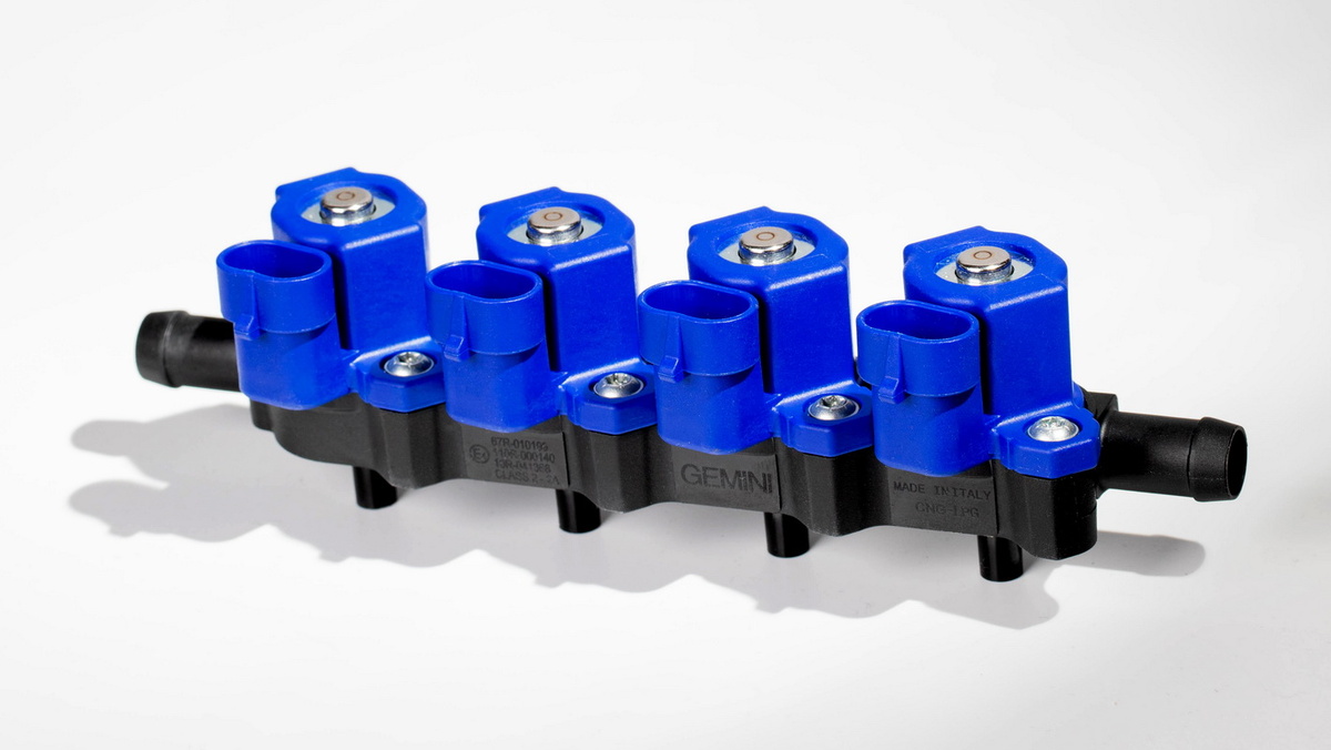 Рампа газовых инжекторов OMVL Gemini 4 цил.