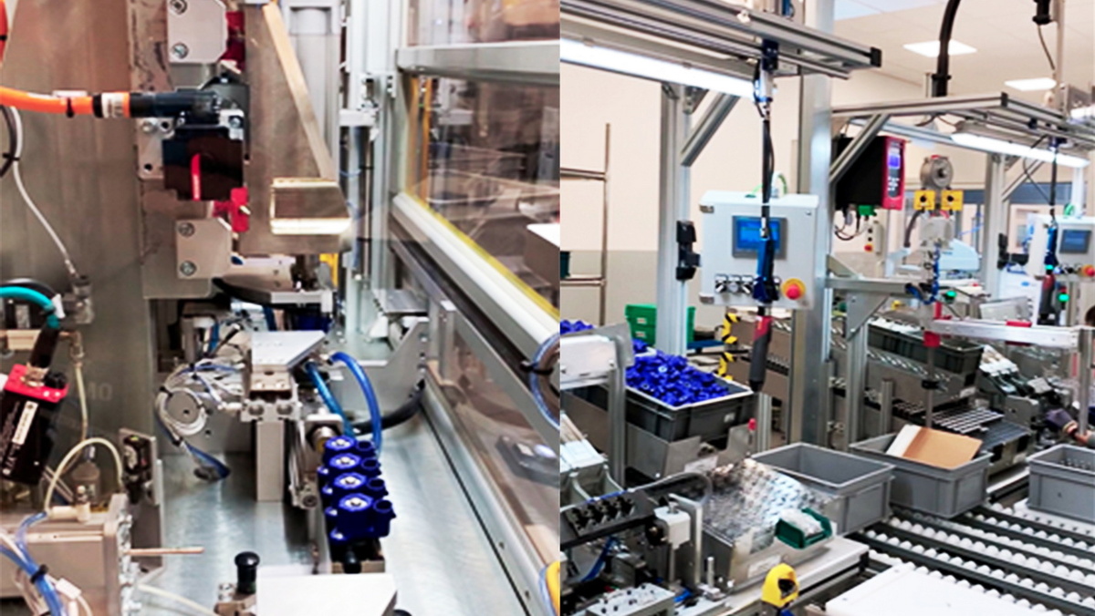 На фото автоматизированная линия сборки рамп OMVL Gemini на заводе WFSI в Chersco (Италия).