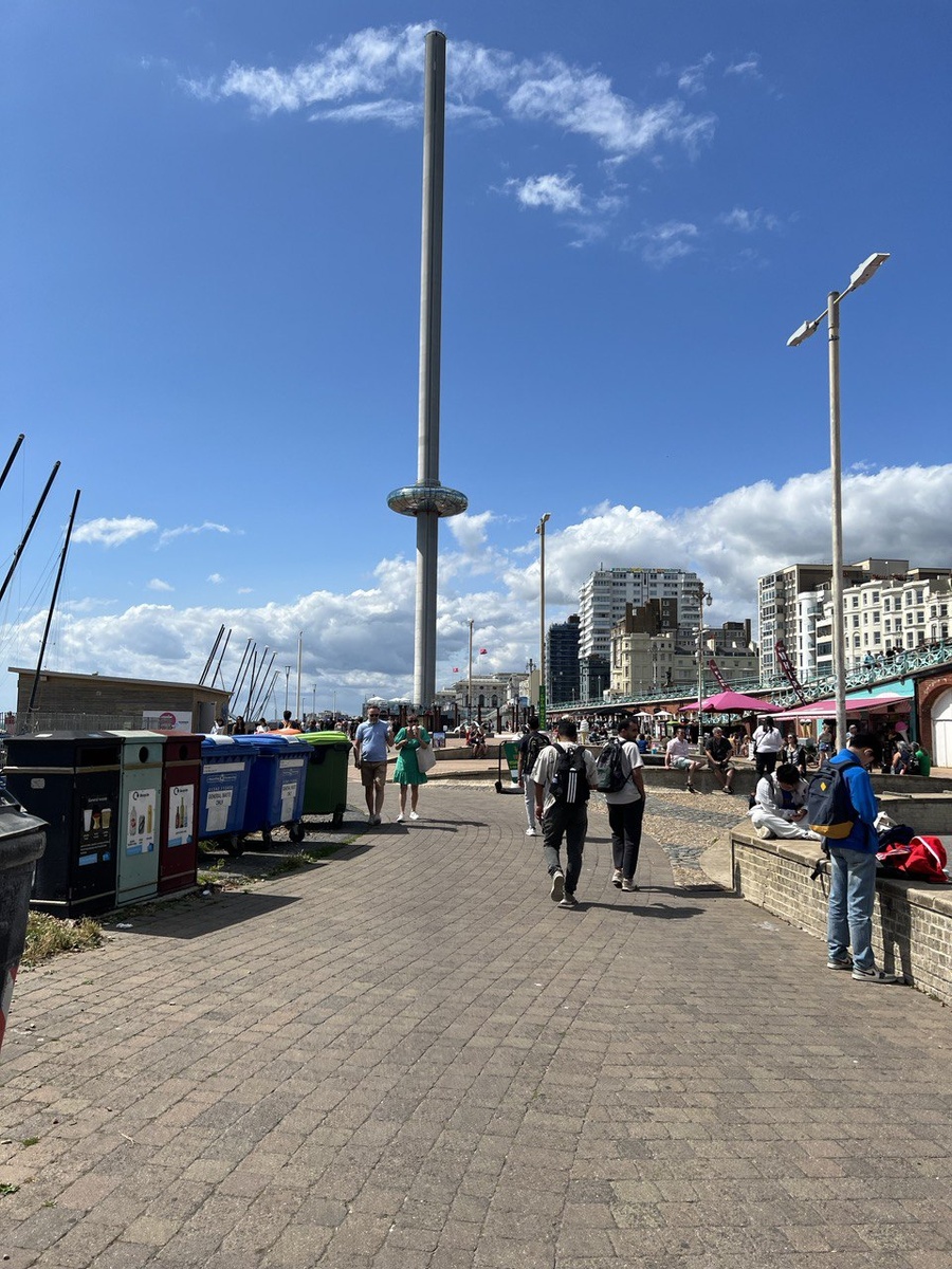 Набережная в Брайтоне. Южная Англия. Личные фото