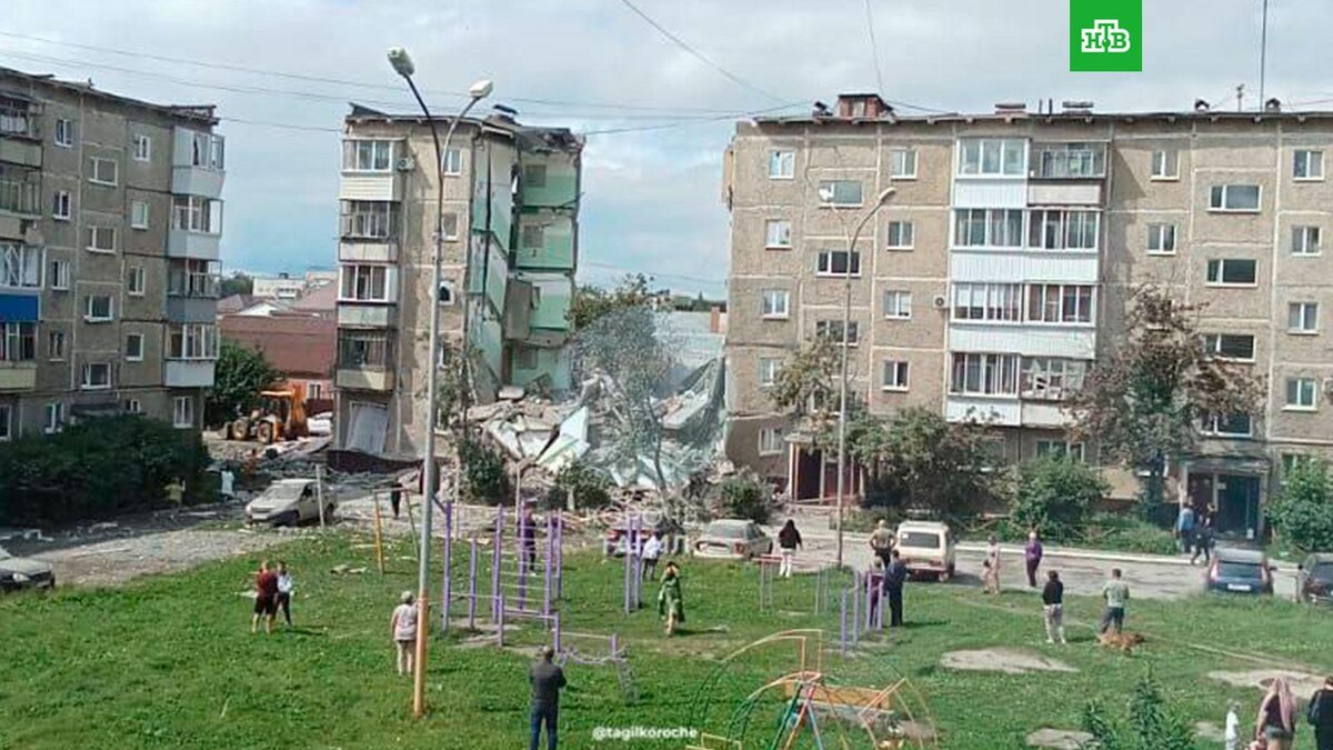    Взрыв газа разрушил подъезд пятиэтажки в Нижнем Тагиле
