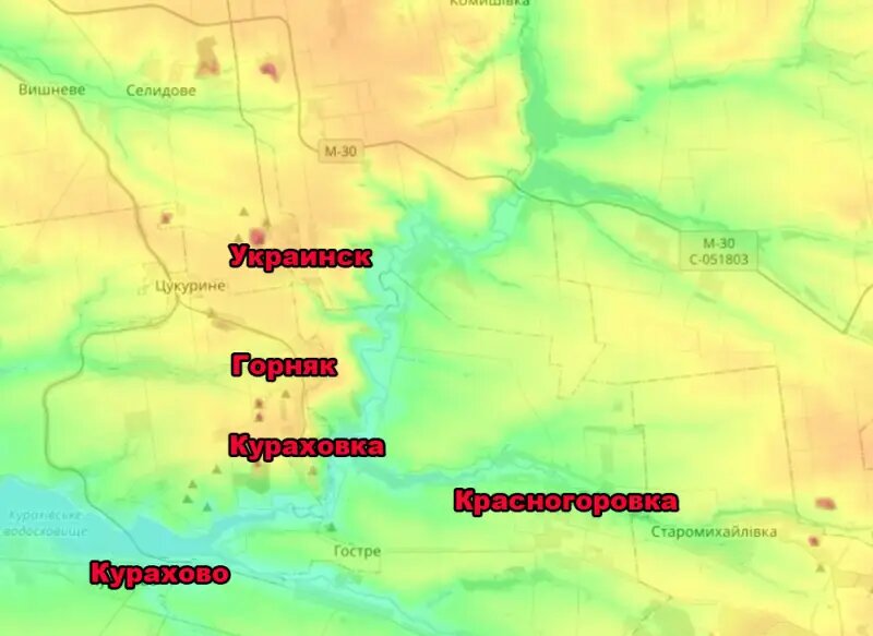 Кураховка на карте