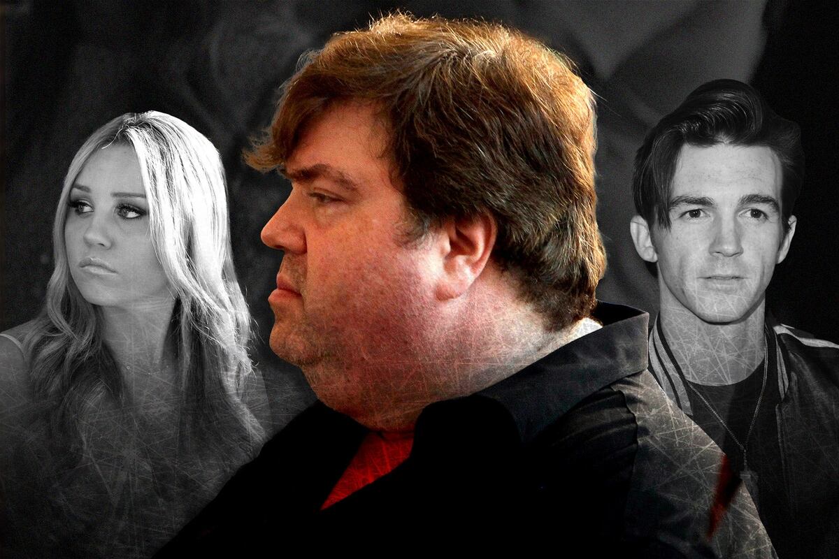 Аманда Байнс, Дрейк Белл и Дэн Шнайдер (в центре)