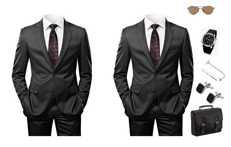 Мужской образ с аксессуарами и без