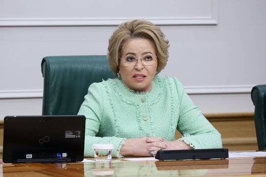    Валентина Матвиенко исключила любые территориальные уступки при переговорах с Украиной