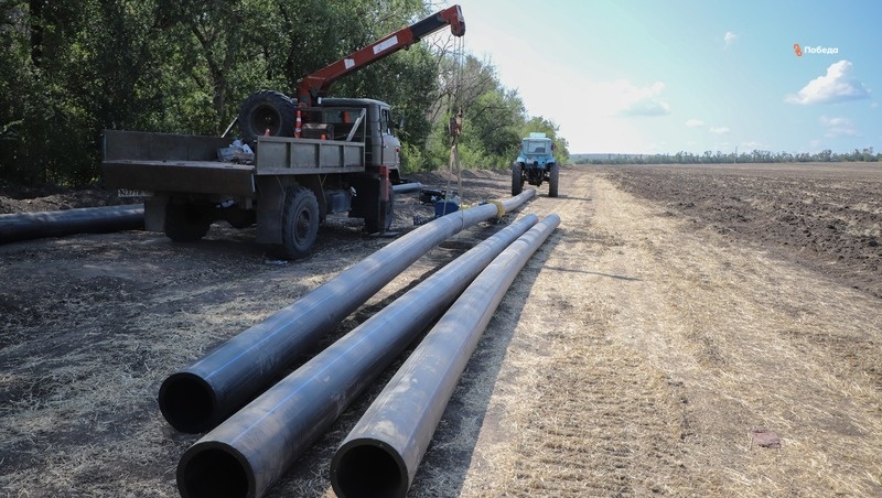    Ремонт аварийного участка водопровода в селе Сенгилеевском закончат в августе Фото: Дмитрий Ахмадуллин / / ИА «Победа26»