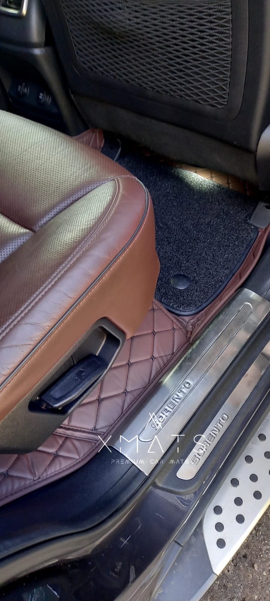 Коврики из экокожи в салон на KIA Sorento (UM) Prime
