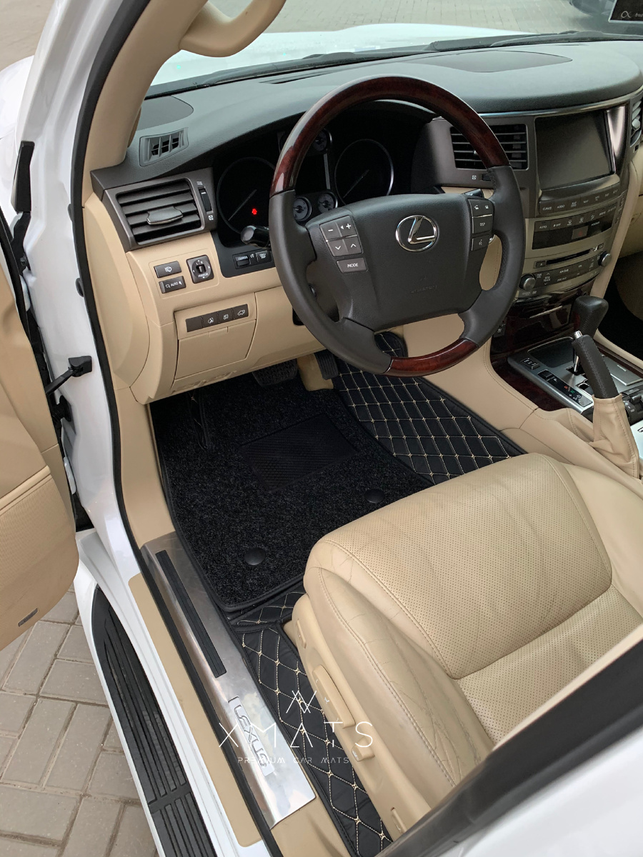 Коврики из экокожи в салон на Lexus LX570