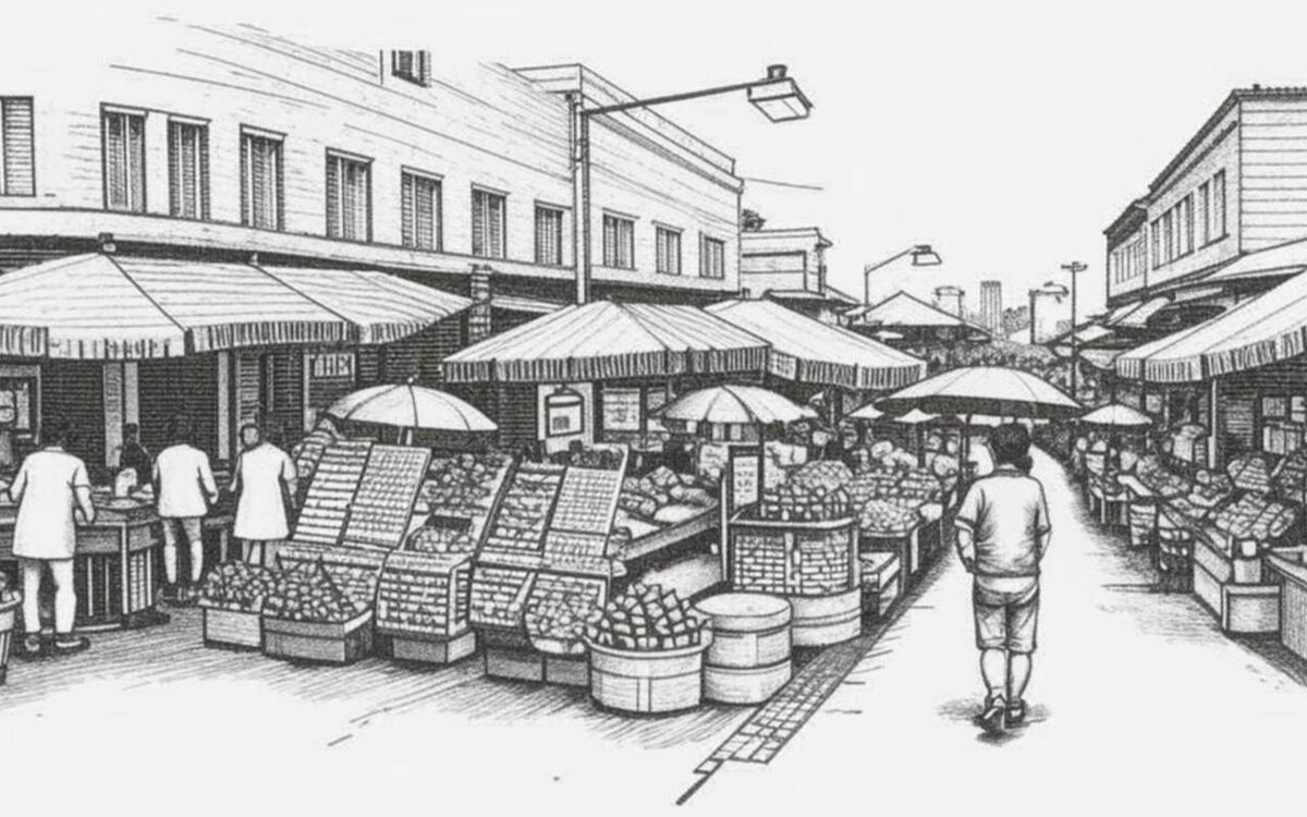    Обменять рынок на коммунальную технику планируют в Тамбове Иллюстрация: нейросеть Kandinsky