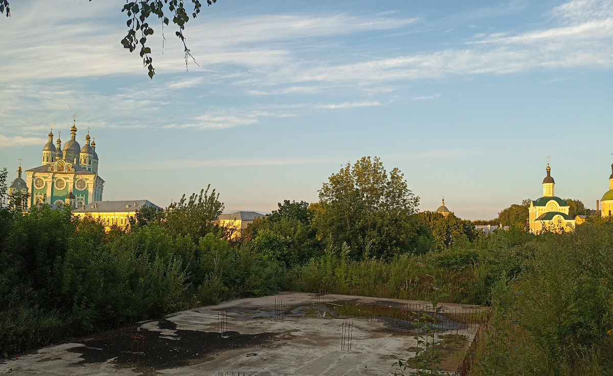 Вид со смотровой площадки на улице Коненкова