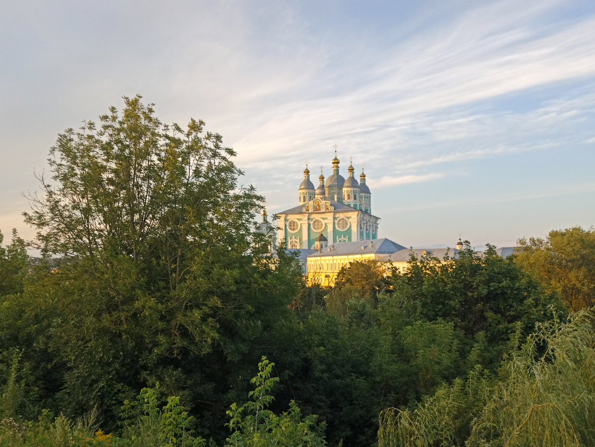 Вид со смотровой площадки на улице Коненкова