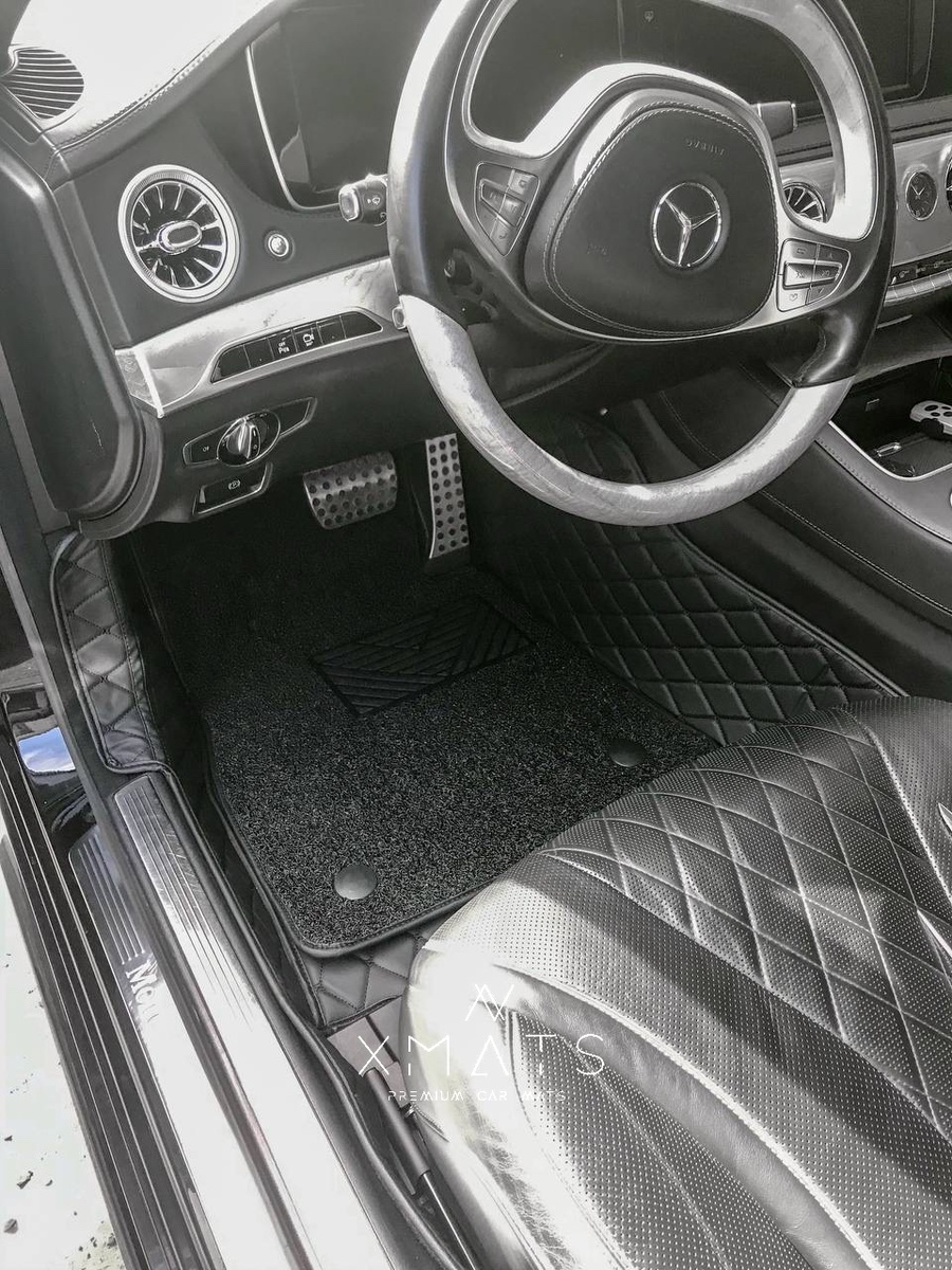 3D Коврики в салон на Mercedes-Benz S-Class (W222)