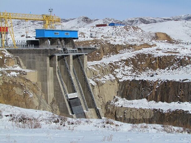 Водоприемник Мойнакской ГЭС