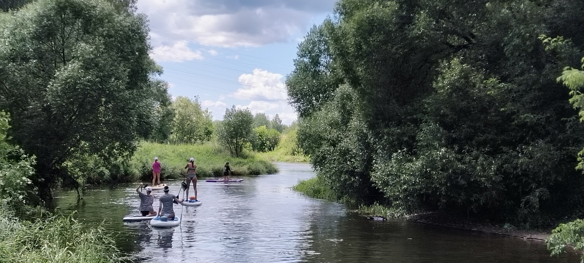 Старт от ж/д моста г Истра - любимое место всех "туристов" из Москвы