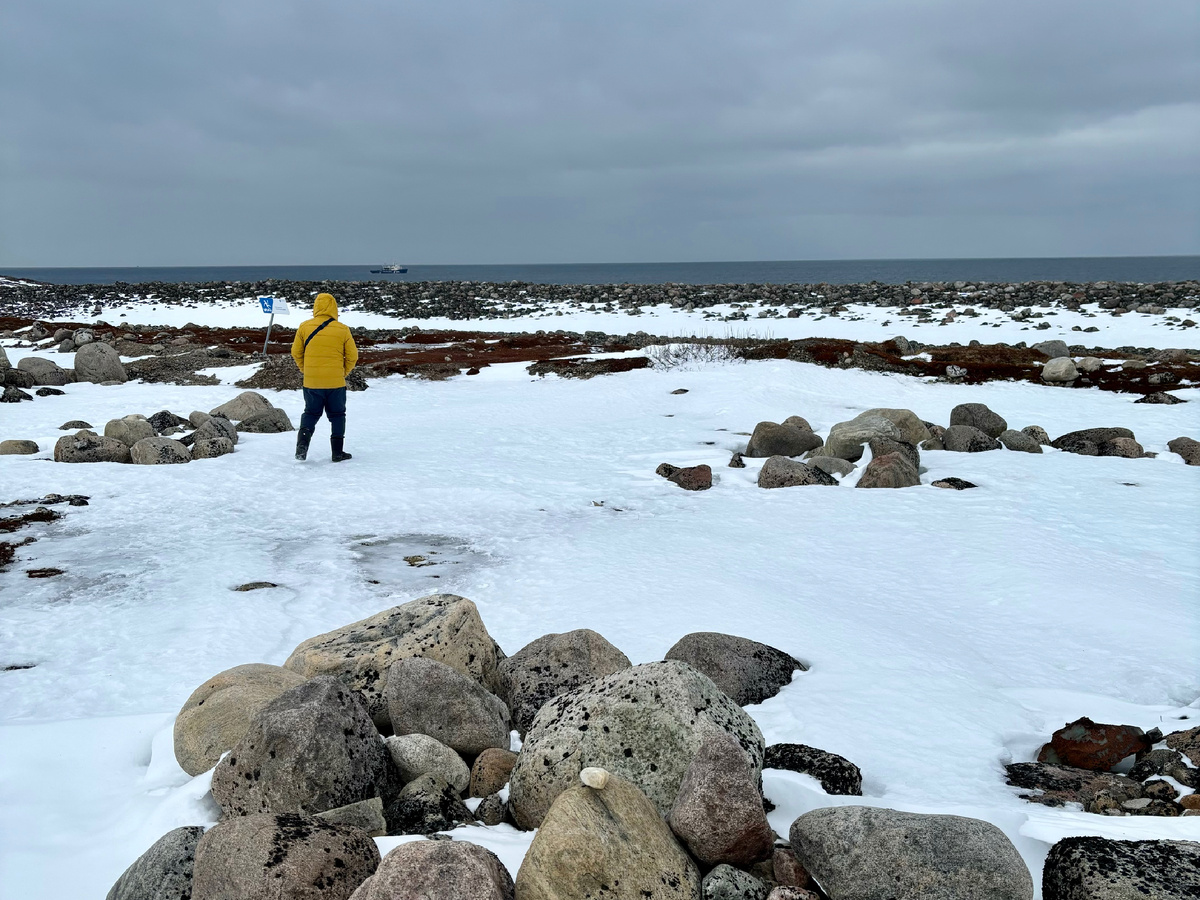 В конце апреля на севере ещё очень много снега