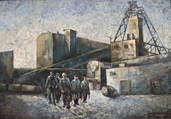 Картина с передвижного выставочного проекта «Донбасс. Индустриальный портрет»