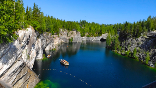 Карелия Горный парк Рускеала